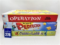 Operation, Perfection, Chutes & Ladders