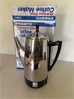 Presto stainless steel coffee maker