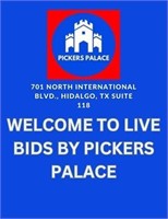 WELCOME TO LIVE BIDS BY PICKERS PALACE!