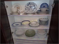 Dinnerware: Blues and Whites