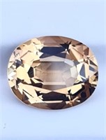 Natural Imperial Champagne Topaz 11.80  Carats