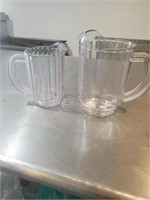 ASSORTED WATER PITCHERS