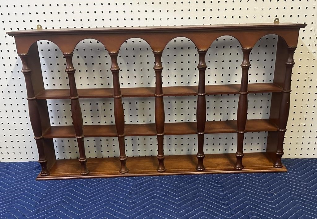 MAHOGANY WALL SHELF