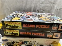 THREE JIGSAW PUZZLES FAIRFIELD "SHAPE “PUZZLE TWO