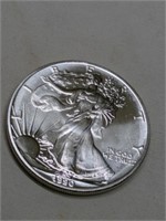 1990 UNC American Silver Eagle