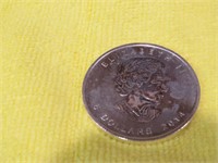 2014 Elizabeth II 5 Dollar Coin (1 Troy Oz Silver)