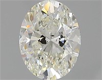 Gia Certified Oval Cut .90ct Si1 Diamond