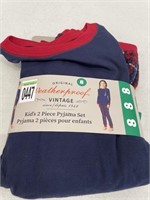 WEATHERPROOF VINTAGE YOUTH PJS SIZE 8