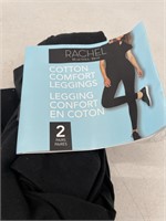 RACHEL ROY COTTON COMFORT LEGGINGS 2 PAIRS