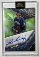 2023 Topps Chrome Black #CBA-PL Pablo Lopez Auto!