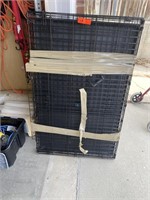 Large Metal Dog Crate With Floor Pan