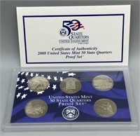 2008 U.S. Mint 50 States Quarters Proof Set