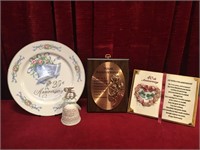 Anniversary Plate, Plaques & Bell