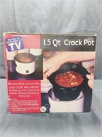 1.5 Qt Crock Pot