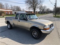 2000 Ford Ranger 4' X 4' Pick Up Truck 117,780 Mil