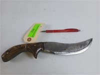 Handmade knife with a 7-in blade