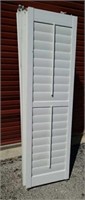 8 White Plantation Shutters W6C