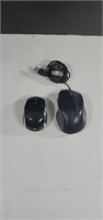 Pair of Used Computer Mice, 1x Kensington Pro Fit