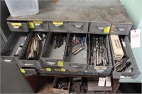 6-DRAWERS DRILL, REAMERS ETC.