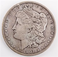 Coin 1901  Morgan Silver Dollar in Fine