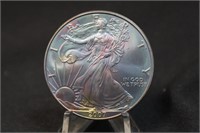 2007 1oz .999 U.S. Silver Eagle Toned
