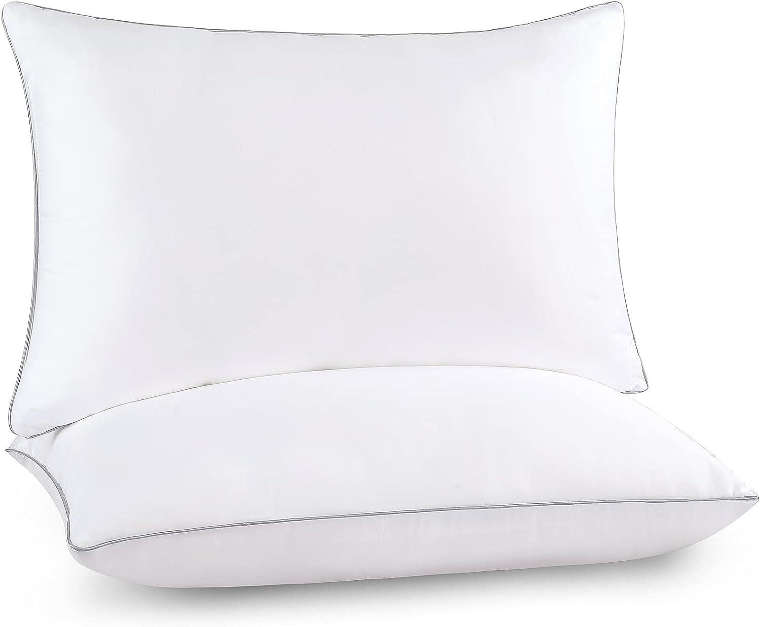 Queen 2 Pack Cooling Pillows  Grey