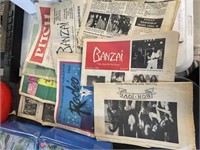 Vintage paper articles