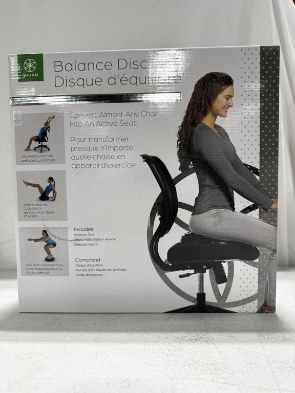 GAIAM BALANCE DISC FOR OFFICE CHAIRS