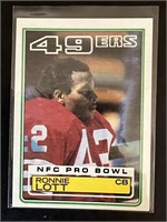 1983 TOPPS NFL FOOTBALL "RONNIE LOTT" 168 PICTUR