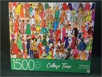 1500 piece collage time puzzle