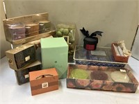 Decorative Candle Lot, Scented & More