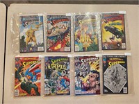 (8) Superman DC Comics - 1st Prints