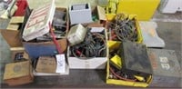 Large group assorted electrical includes wire,