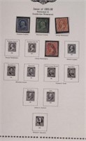 1895-98 Four Stamps Sheet