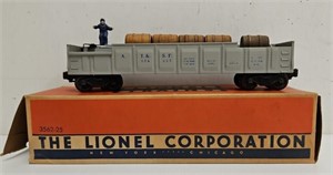 Lionel #3562 Operating Barrel Car w/Orig Box