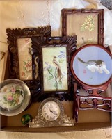 Mixed Asian Vintage Collectibles, Wood Carved