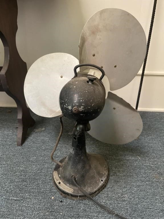 Antique hunter fan and ventilating company fan