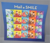 (20) Stamps. Forever. Mail a Smile. Collector.