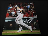 AUSTIN RILEY SIGNED 8X10 PHOTO WITH COA BRAVES