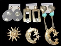 Earrings and Lapel Pins