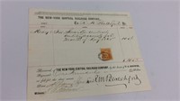 1865 NY Central Railroad Bond M16K