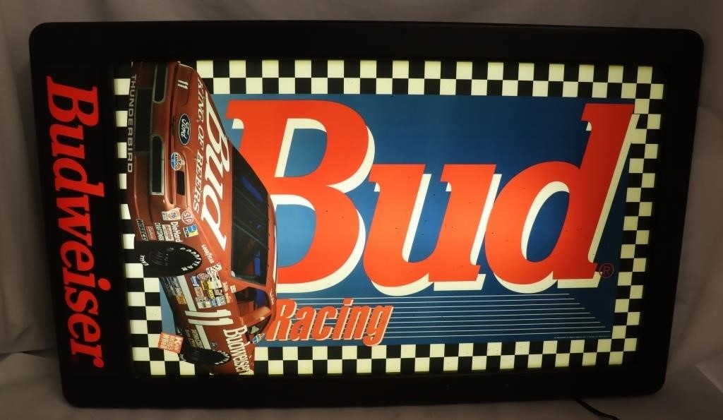 Lighted Bill Elliot Nascar Wall Display