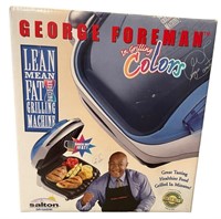 NEW George Foreman Lean Mean Fat Grilling