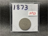 1873 SHIELD NICKEL