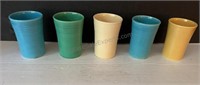 5 Ceramic 6oz Drinking Glasses