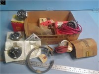 Box Of Hesston Parts & Gauges