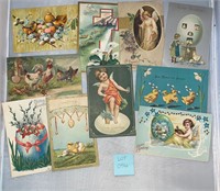 12 Easter Antique/Vintage Postcards Ephemera