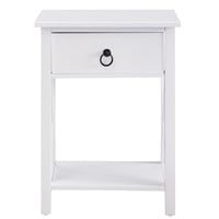 Eily Night Stand Bedside Table with Drawer Wooden