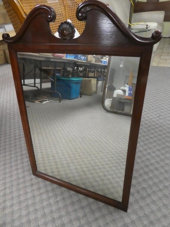 Mahogany Framed Mirror 22" X 33"