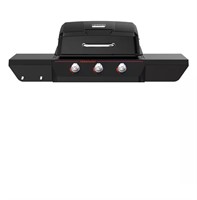 ***3-Burner Propane Gas Grill in Black